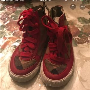 Burberry Boys Sneakers Size 10.5
